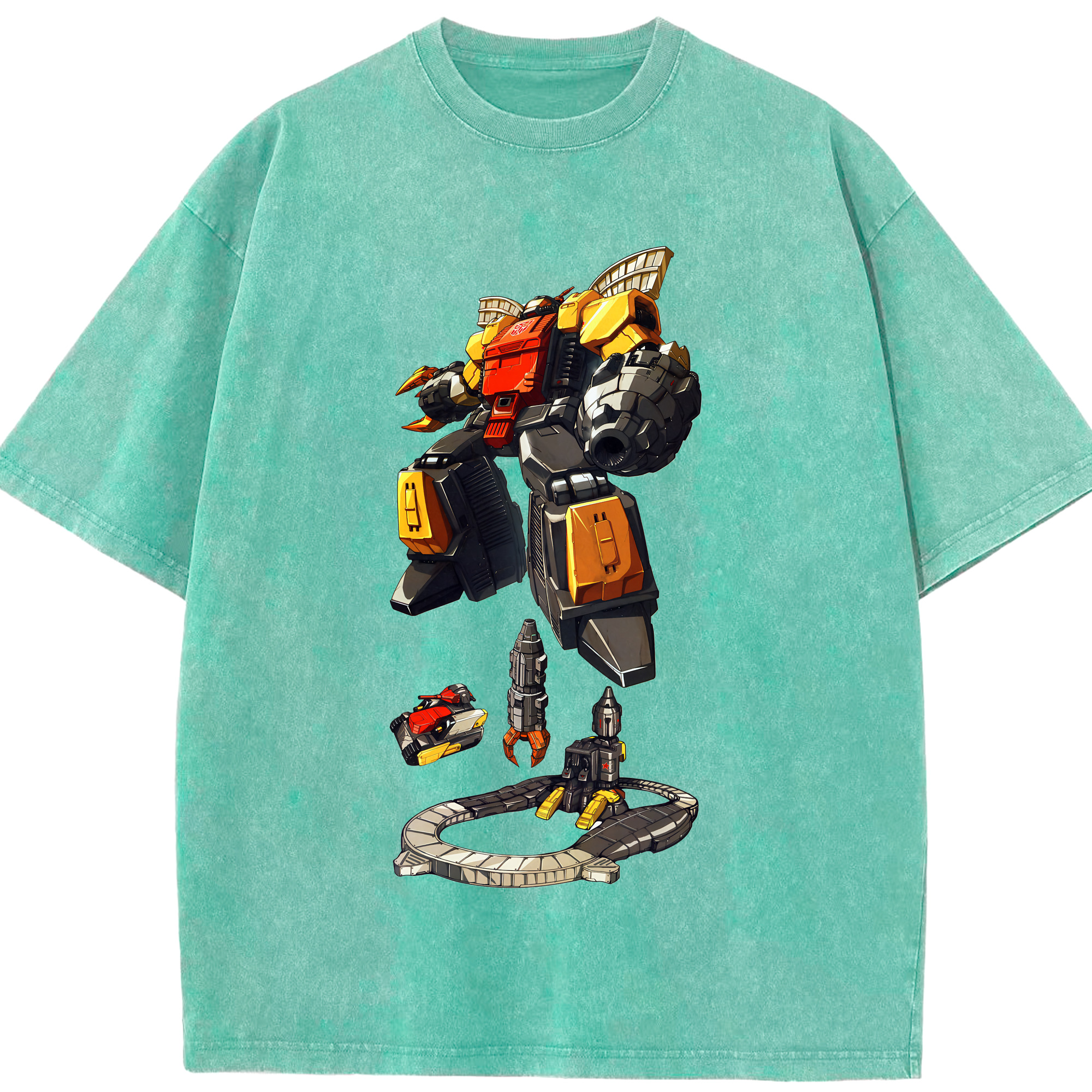 （画像用） Transformers トランスフォーマー 綿100% ヴィンテージ風 半袖Tシャツ（フロントプリント）